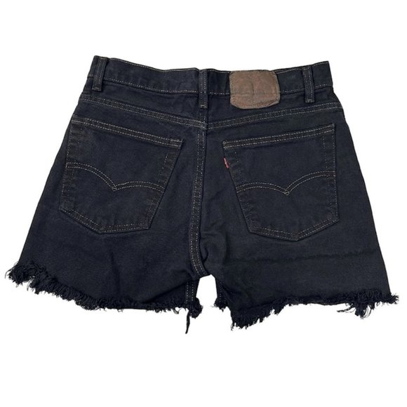 Levi's Pants - Levi's Vintage 505 90s Black Denim Cutoff Shorts